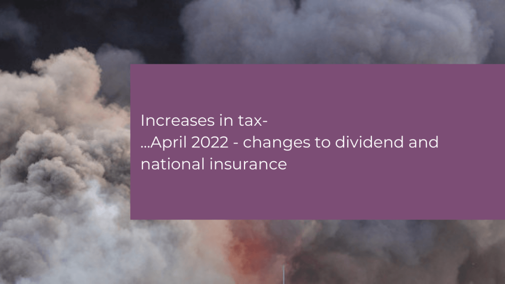 Dividend and national insurance